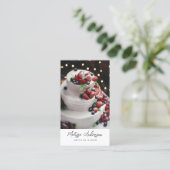 Professionele Bakkerij Foto QR Code Visitekaartje (Staand voorkant)