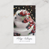 Professionele Bakkerij Foto QR Code Visitekaartje (Voorkant)