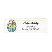 Professionele bakkerij gepersonaliseerd etiket (Voorkant)