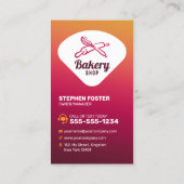 Professionele bakkerij winkel Sweet Treats banketb Visitekaartje (Achterkant)