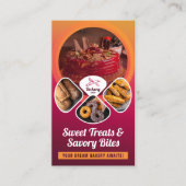 Professionele bakkerij winkel Sweet Treats banketb Visitekaartje (Voorkant)