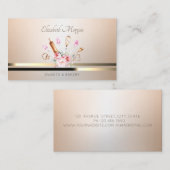 Professionele bakkerijgereedschap Gouden strepen B Visitekaartje (Voorkant / Achterkant)