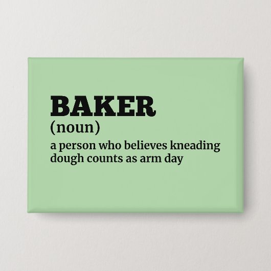 Professionele bakkersdefinitie button (Voorkant)