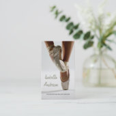 Professionele ballet Dancer Studio-bioscoopkaart Visitekaartje (Staand voorkant)