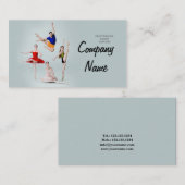 Professionele ballet Dancer Studio-bioscoopkaart Visitekaartje (Voorkant / Achterkant)