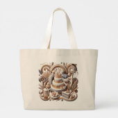 Professionele banketbakker grote tote bag (Achterkant)