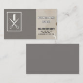 Professionele barrière visitekaartje (Voorkant / Achterkant)