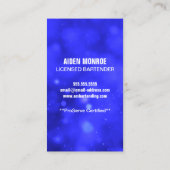 Professionele barrière visitekaartje (Achterkant)