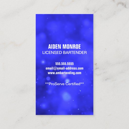 Professionele barrière visitekaartje (Achterkant)