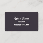 Professionele barrière visitekaartje (Achterkant)