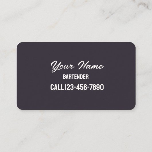 Professionele barrière visitekaartje (Achterkant)