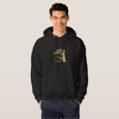 Professionele Bartender Babysitter Funny Beer Drin Hoodie (Voorkant volledig)