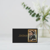 Professionele Bartender elegant ontworpen Visitekaartje (Staand voorkant)
