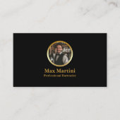 Professionele Bartender elegant ontworpen Visitekaartje (Voorkant)