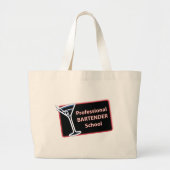 Professionele Bartender School Canvas tas (Voorkant)