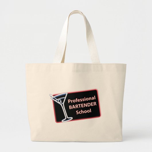 Professionele Bartender School Canvas tas (Voorkant)