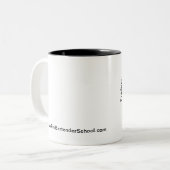 Professionele Bartender School Coffee Mok (Voorkant links)