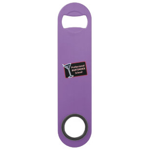 Professionele Bartender School Logo Bottle Opener Speed Flessenopener