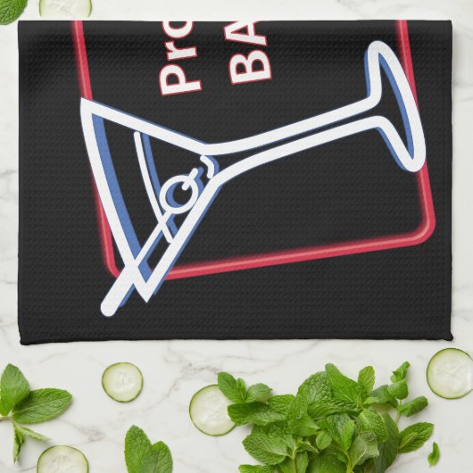 Professionele Bartending School Bar Handdoek (Gevouwen)