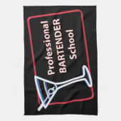 Professionele Bartending School Bar Handdoek (Verticaal)