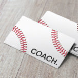 Professionele Baseball Coach Sport Instruction Visitekaartje<br><div class="desc">Professionele Visitekaartjes voor de sport van honkbal.</div>