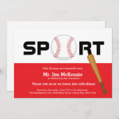 Professionele Baseball pensioen coach speler Kaart (Voorkant / Achterkant)