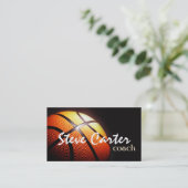 Professionele Basketball Coach Player-sportkaart Visitekaartje (Staand voorkant)