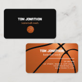 professionele Basketball Coach-Visitekaartje Visitekaartje (Voorkant / Achterkant)