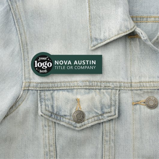 Professionele Bedrijf Logo Medewerker Magnetisch o Naamplaatje (In situ)