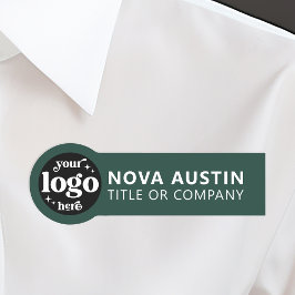 Professionele Bedrijf Logo Medewerker Magnetisch o Naamplaatje