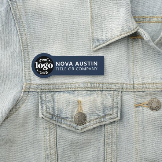 Professionele Bedrijf Logo Medewerker Magnetisch o Naamplaatje (In situ)