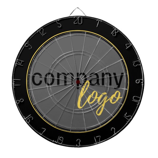 PROFESSIONELE BEDRIJF MERK BUSINESS LOGO SJABLOON DARTBORD (Voorkant)