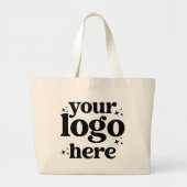 Professionele Bedrijf Zakelijke Logo Gepersonalise Grote Tote Bag (Voorkant)