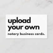 Professionele Bedrijf Zakelijke Sjabloon Notaris Visitekaartje (Achterkant)