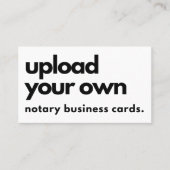 Professionele Bedrijf Zakelijke Sjabloon Notaris Visitekaartje (Voorkant)