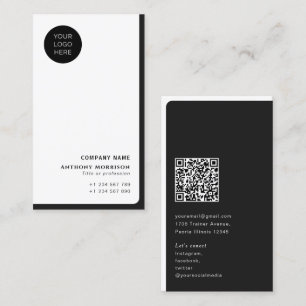 Professionele bedrijfs het voorzien van een netwer visitekaartje