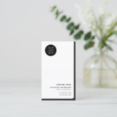 Professionele bedrijfs het voorzien van een netwer visitekaartje (Staand voorkant)