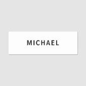 Professionele Bedrijfs Werknemer Aangepaste Naam Naamplaatje (Voorkant)