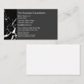 Professionele bedrijfsconsultant visitekaartje (Voorkant / Achterkant)