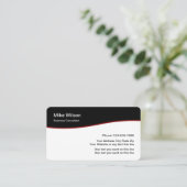 Professionele bedrijfsconsultant visitekaartje (Staand voorkant)