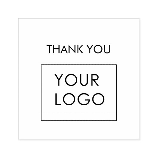 Professionele BedrijfsLogo Hartelijk dank Rubberstempel (Afrduk)