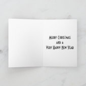 PROFESSIONELE/BEDRIJFSMODERNE CHRISTMAS WISSEN FEESTDAGEN KAART (Binnen)