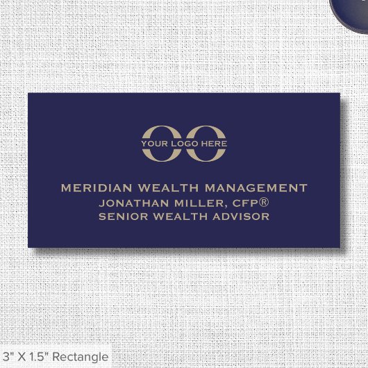 Professionele Bedrijfsnaam Tag met Logo