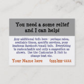 Professionele bedrijfspromo2-service op het gebied visitekaartje (Achterkant)