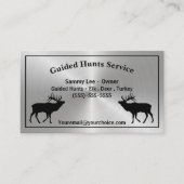 Professionele bedrijven met de Outdoorjanggids Visitekaartje (Voorkant)