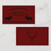 Professionele bedrijven met de Outdoorjanggids Visitekaartje (Voorkant / Achterkant)