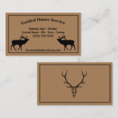 Professionele bedrijven met de Outdoorjanggids Visitekaartje (Voorkant / Achterkant)