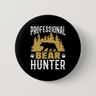 Professionele Beer Hunter Ronde Button 5,7 Cm
