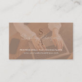 Professionele belastingconsulent Monogram Accounta Visitekaartje (Voorkant)
