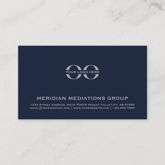 Professionele bemiddelingsdiensten visitekaartje (Voorkant)